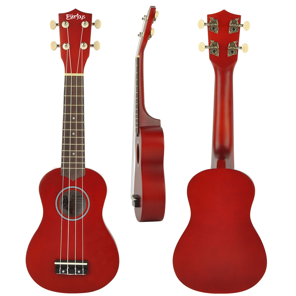 Soprano Ukulele Beginner Pack-21 Inch w/ Gig Bag Songbook Digital Tuner