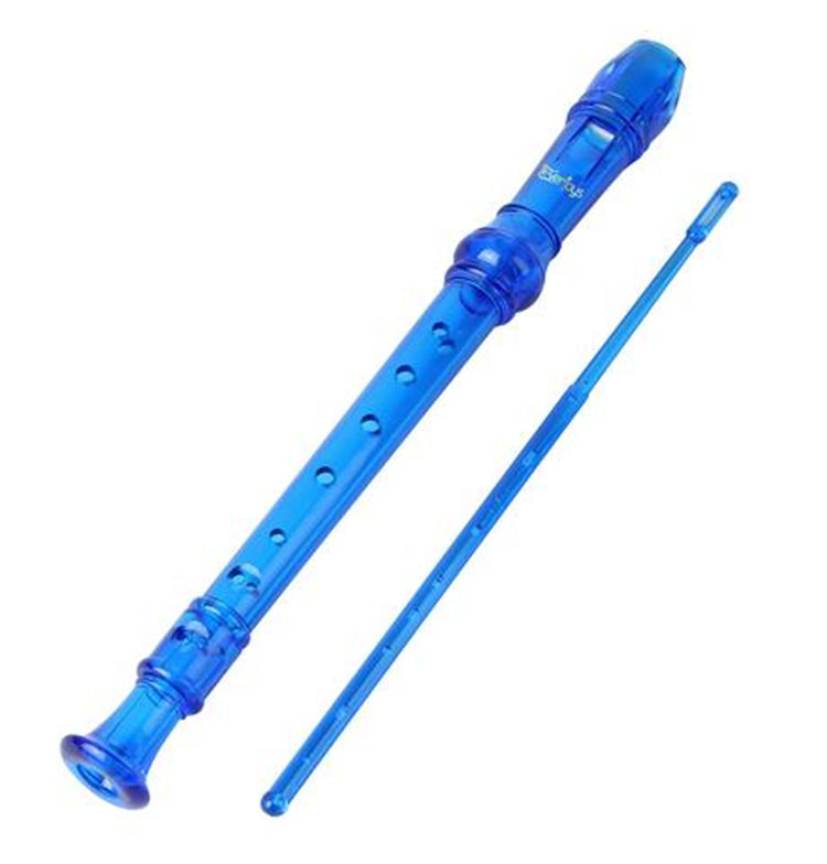 Soprano Descant Recorder-8 Hole w/ Cleaning Rod Case Instruction