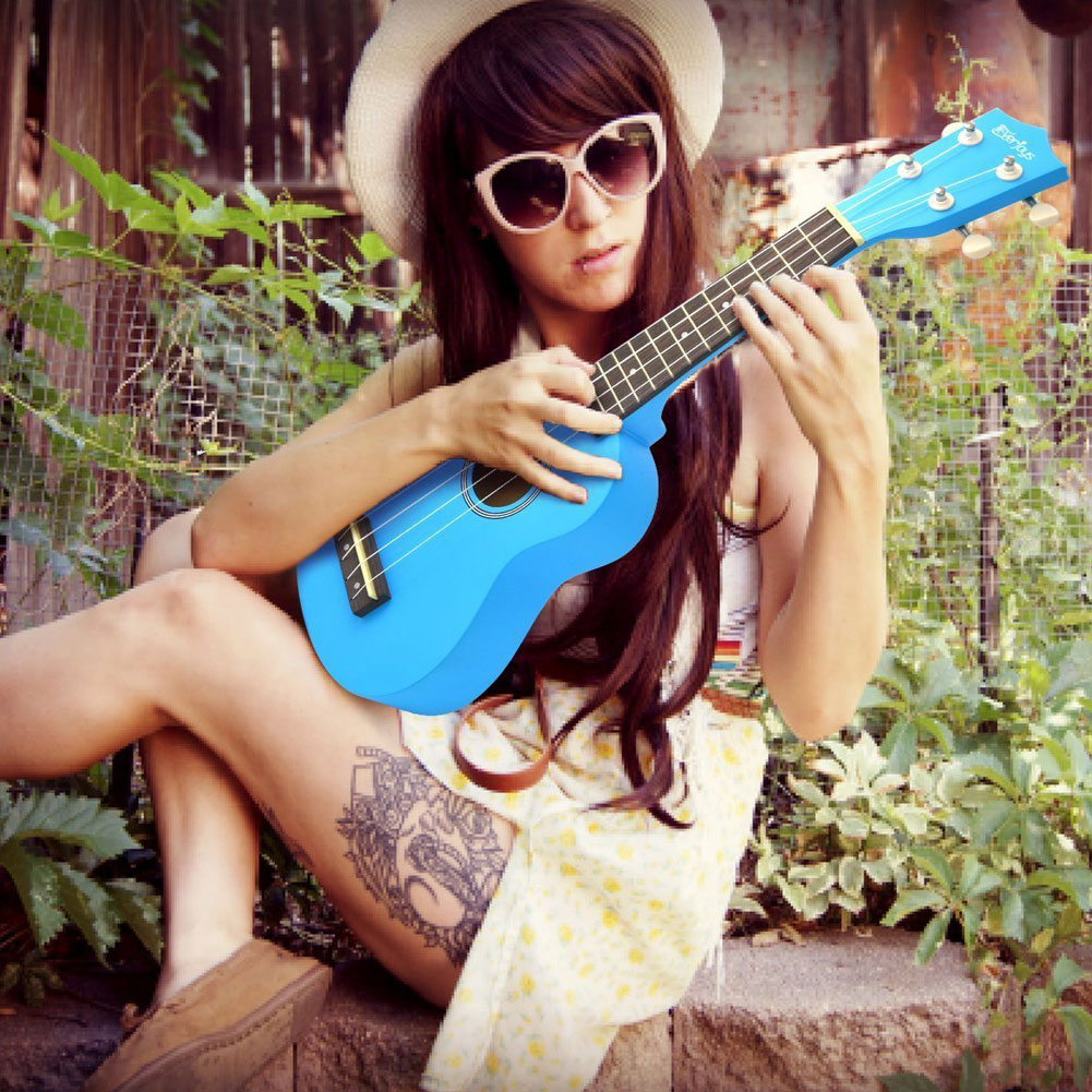 Soprano Ukulele Beginner Pack-21 Inch w/ Gig Bag Songbook Digital Tuner