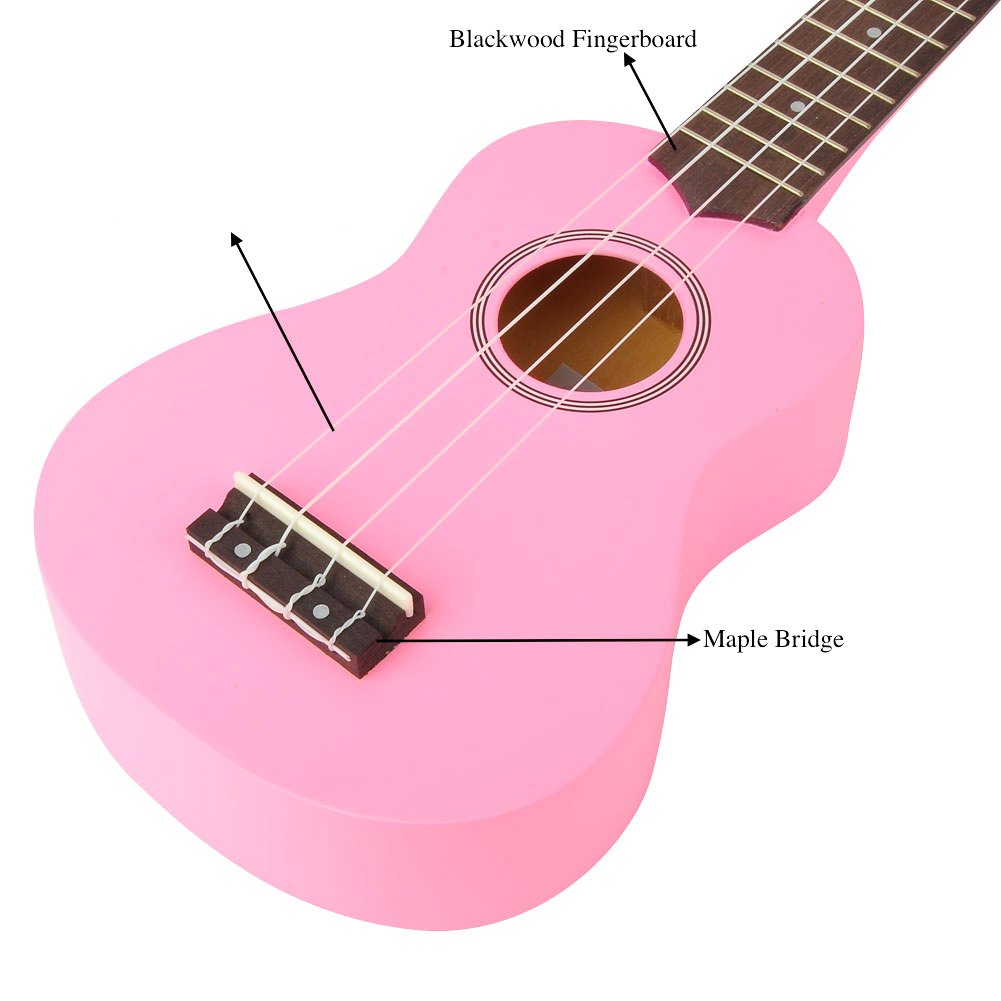 Soprano Ukulele Beginner Pack-21 Inch w/ Gig Bag Songbook Digital Tuner