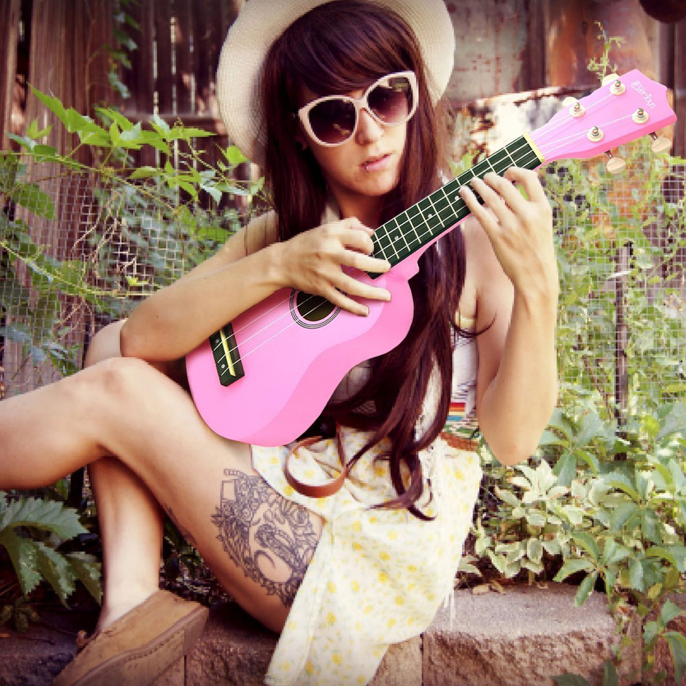 Soprano Ukulele Beginner Pack-21 Inch w/ Gig Bag Songbook Digital Tuner