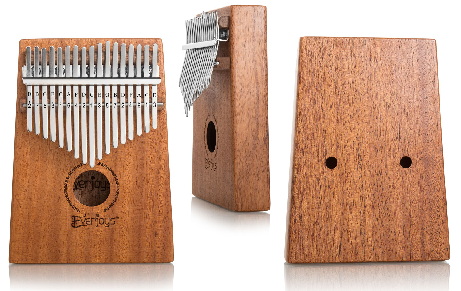 Kalimba Mbira Sanza - 17 Keys Thumb Piano Beginner Set