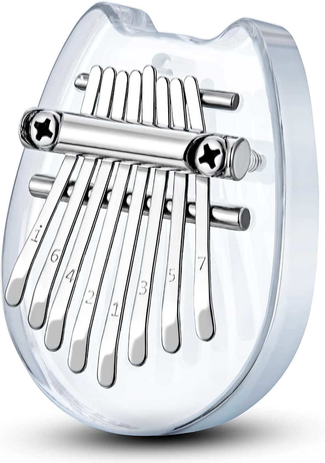 Mini Kalimba Thumb Piano 8 Keys（Acrylic Fox）
