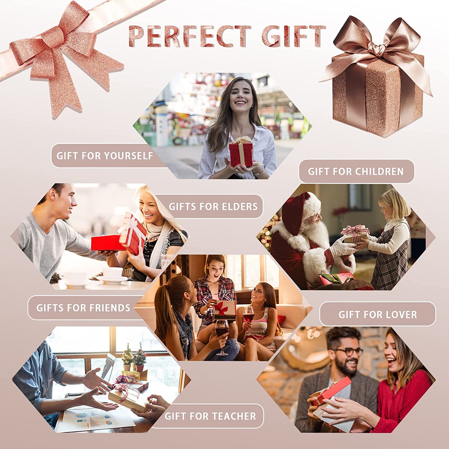 2 Pack Mini Kalimba Thumb Piano 8 Keys (Bear)