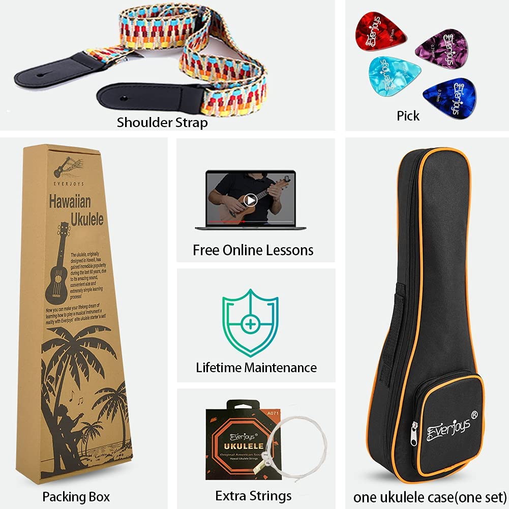 Concert Ukulele Mahogany - 23 inch w/Case